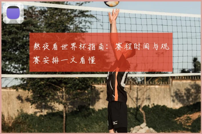 熬夜看世界杯指南：赛程时间与观赛安排一文看懂